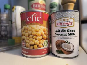 Coconut Milk and Chick Peas