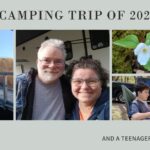Our family setting up our travel trailer on the first RV camping trip of the 2026 season.