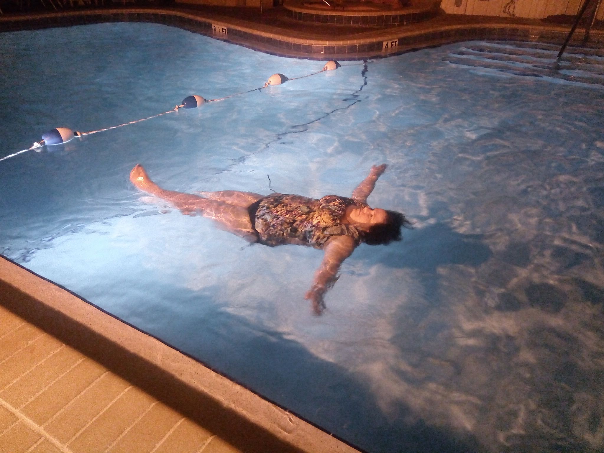 Floating in the Pool